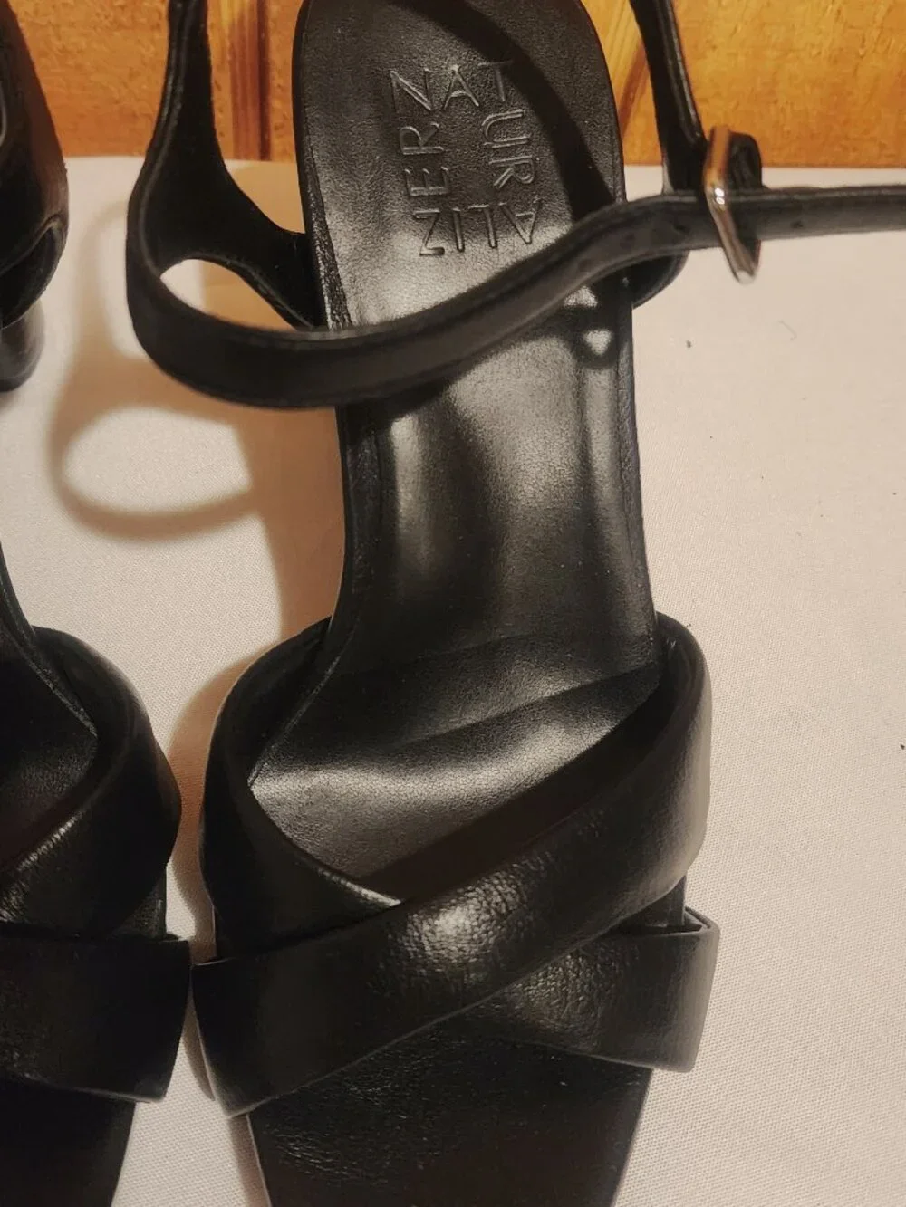 Naturalizer Morgan Platform Sandal Black Size 7